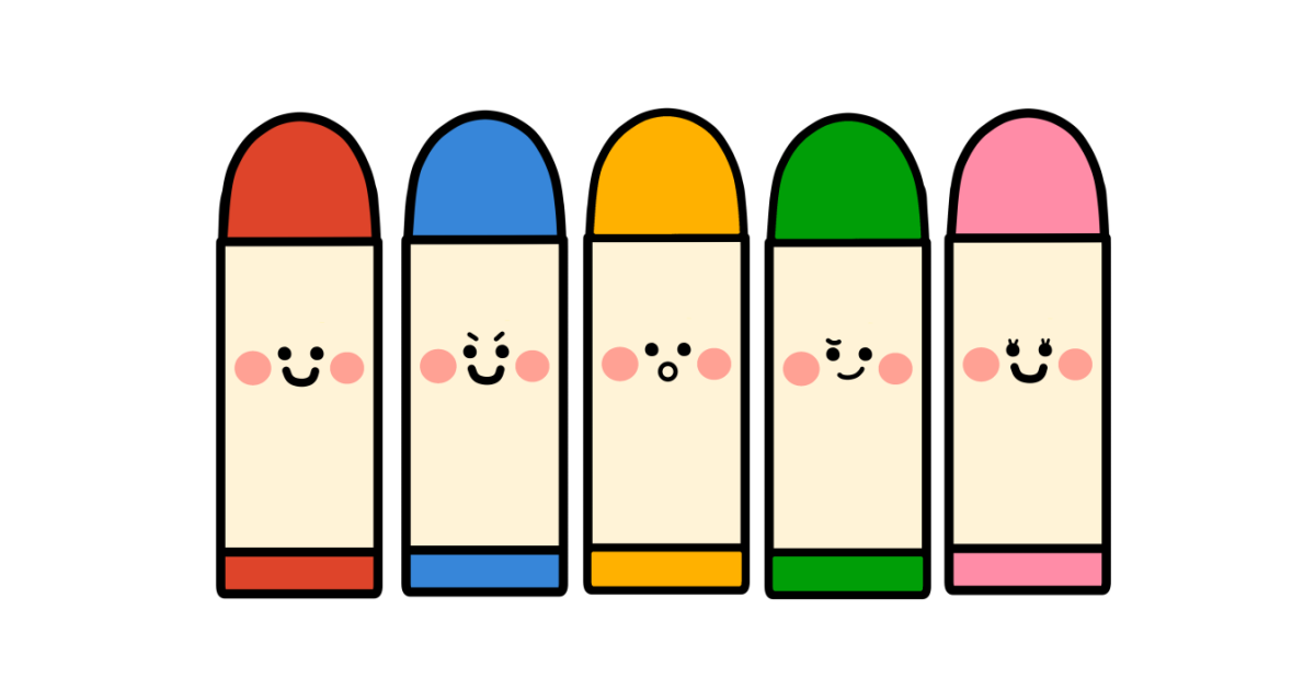 どんな色が好き（小さめサイズ） パネルシアター無料型紙 | らくらくほいく
